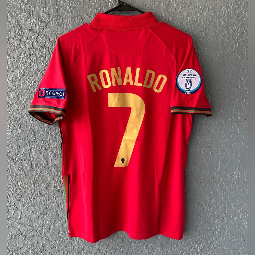 Portugal Ronaldo Jersey Red 2020